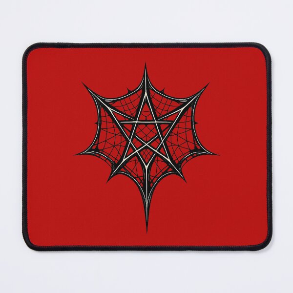 Item preview, Web Pentagram Sigil — Black Metal Emblem designed and sold by DreamMachine69.