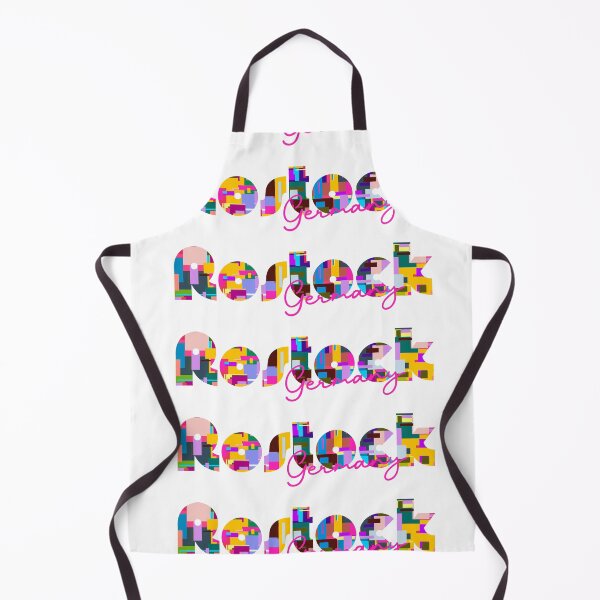Item preview, Rostock, Germany, Vibrant Abstract City Typography Art designed and sold by Wanderful-roads.