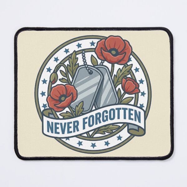 Item preview, Memorial Day Never Forgotten Remembrance Tribute designed and sold by MythicCotton.