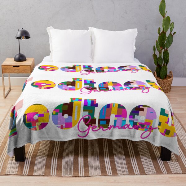 Item preview, Todtnau, Germany, Vibrant Abstract City Typography Art designed and sold by Wanderful-roads.