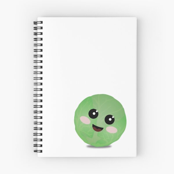 Item preview, Cute Kawaii brussel sprout vegetable illustration designed and sold by Avonduren.