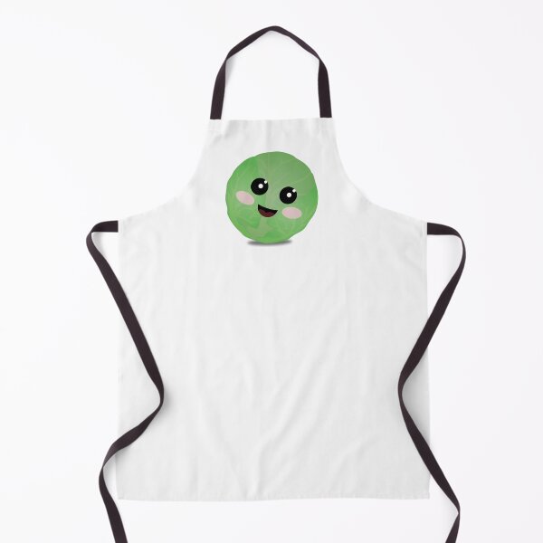 Item preview, Cute Kawaii brussel sprout vegetable illustration designed and sold by Avonduren.