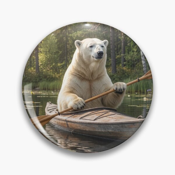 Item preview, Polar Bear Kayaks a Minnesota Lake designed and sold by Tridentulus.