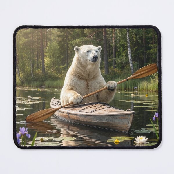 Item preview, Polar Bear Kayaks a Minnesota Lake designed and sold by Tridentulus.