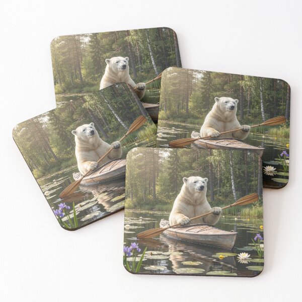 Item preview, Polar Bear Kayaks a Minnesota Lake designed and sold by Tridentulus.