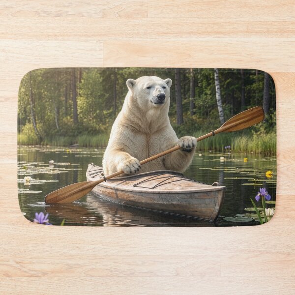 Item preview, Polar Bear Kayaks a Minnesota Lake designed and sold by Tridentulus.