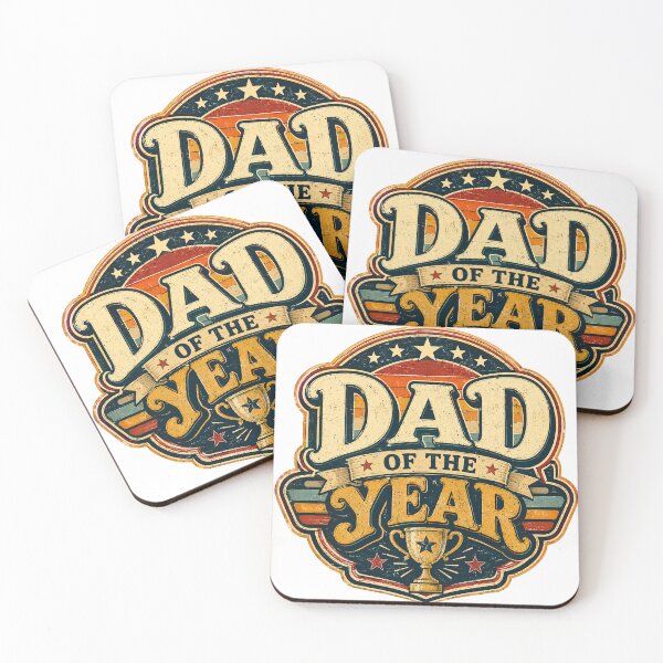 Item preview, Retro Dad Of The Year Vintage Father’s Day Gift Design designed and sold by UrbanKangaroo.
