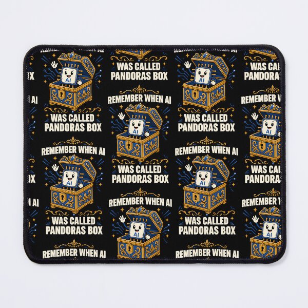 Item preview, Remember When AI Was Called Pandoras Box Funny Tech Design designed and sold by TeeTimeTreasure.