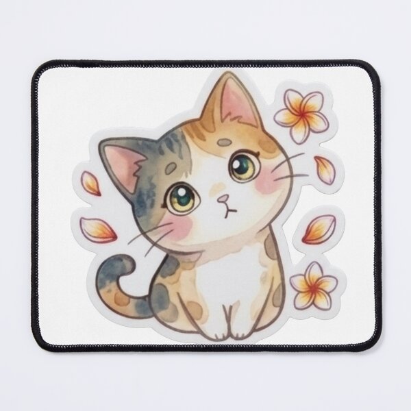 Item preview, Lani Cat Falling Petals |Daily Lani Collection designed and sold by LaniDigitalNook.