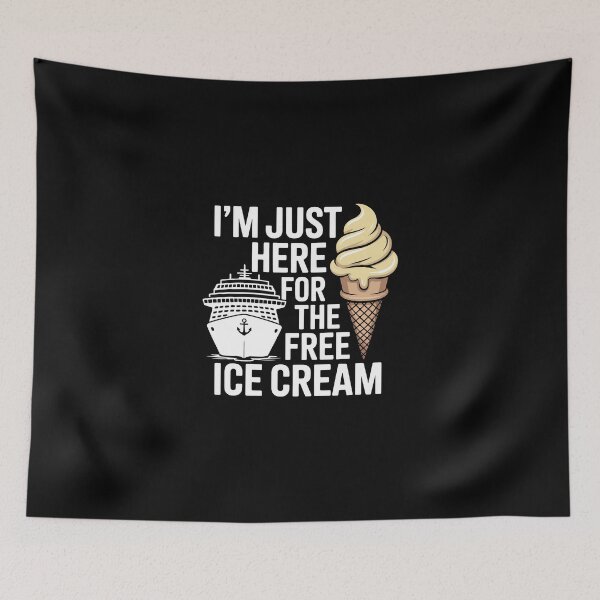 Item preview,  i am just here for the free ice cream designed and sold by jkrphoto.