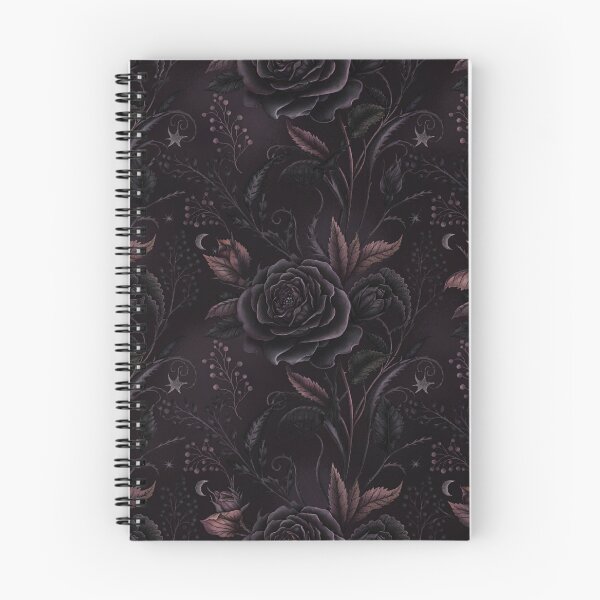 Item preview, Witchy Purple Gothic Rose Seamless Pattern designed and sold by Grainwork.