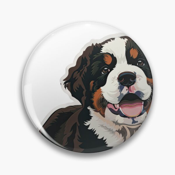 Item preview, Saint Bernard Dog Sticker | Puppy Portrait | Dog Mom Gift 004 designed and sold by TheTodayTribe.