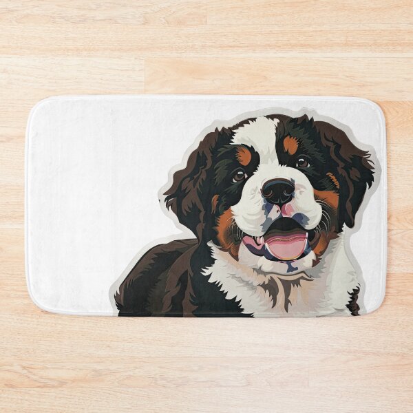 Item preview, Saint Bernard Dog Sticker | Puppy Portrait | Dog Mom Gift 004 designed and sold by TheTodayTribe.
