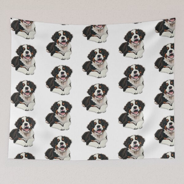 Item preview, Saint Bernard Dog Sticker | Puppy Portrait | Dog Mom Gift 004 designed and sold by TheTodayTribe.