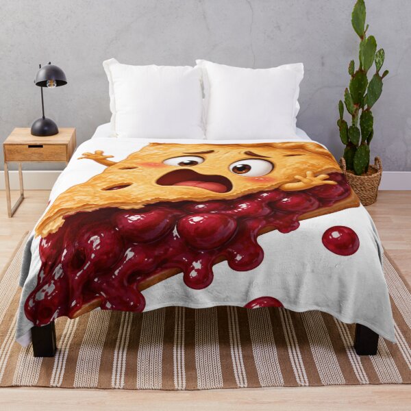 Item preview, Shocked Cherry Pie Slice Funny Cartoon Character designed and sold by jgvisualarts.
