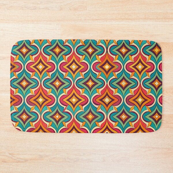 Item preview, Colorful retro pattern designed and sold by trendspatterns.