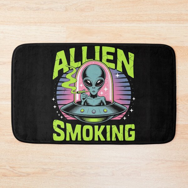 Item preview, Smoking Alien UFO designed and sold by ALL ART .