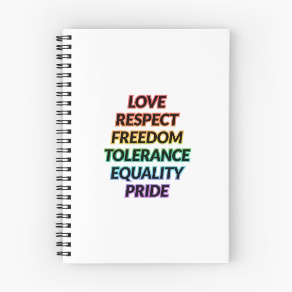Item preview, Love Respect Freedom Tolerance Equality Pride -  LGBT Pride designed and sold by Inspirationmotivation.
