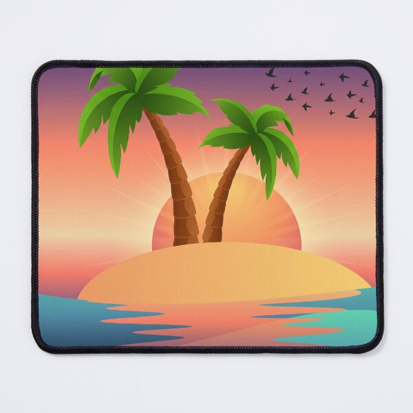 Item preview, Tropical Palm Tree Island designed and sold by Gradient Concept.