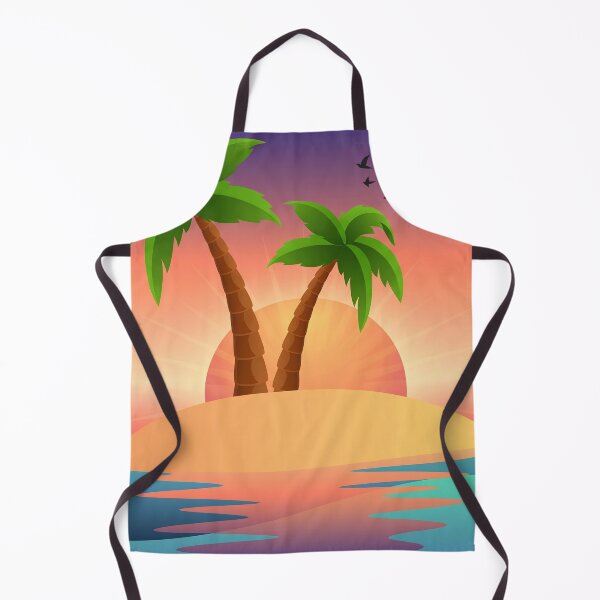 Item preview, Tropical Palm Tree Island  designed and sold by Gradient Concept.