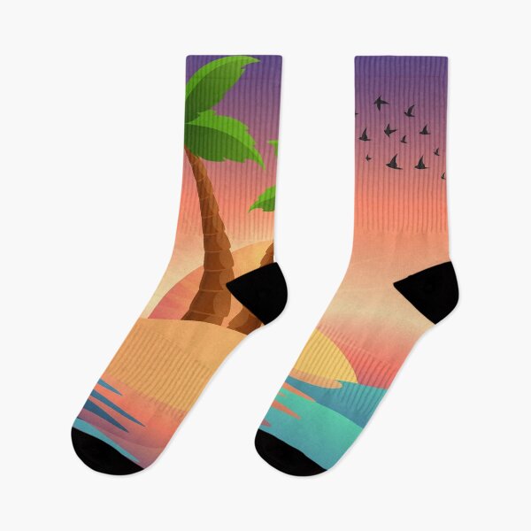 Item preview, Tropical Palm Tree Island  designed and sold by Gradient Concept.