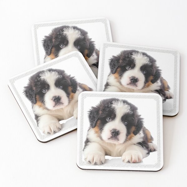 Item preview, Saint Bernard Dog Sticker | Puppy Portrait | Dog Mom Gift 005 designed and sold by TheTodayTribe.