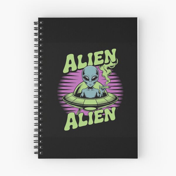 Item preview, Smoking Alien UFO designed and sold by ALL ART .