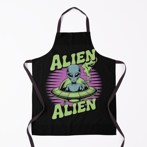 Item preview, Smoking Alien UFO designed and sold by ALL ART .