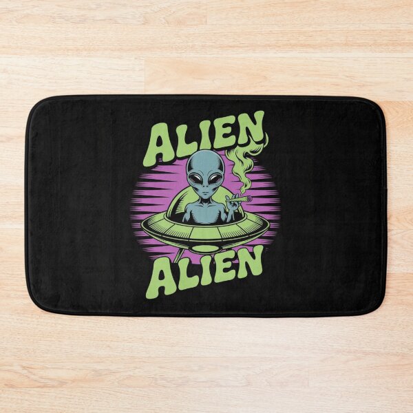 Item preview, Smoking Alien UFO designed and sold by ALL ART .