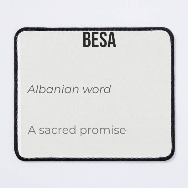 Item preview, BESA - Albanian Word for a Sacred Promise Minimalist Typography Design designed and sold by Mastalina99.