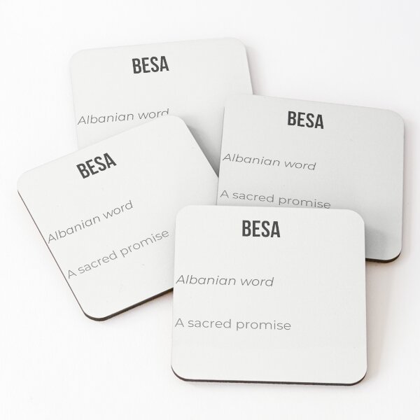 Item preview, BESA - Albanian Word for a Sacred Promise Minimalist Typography Design designed and sold by Mastalina99.