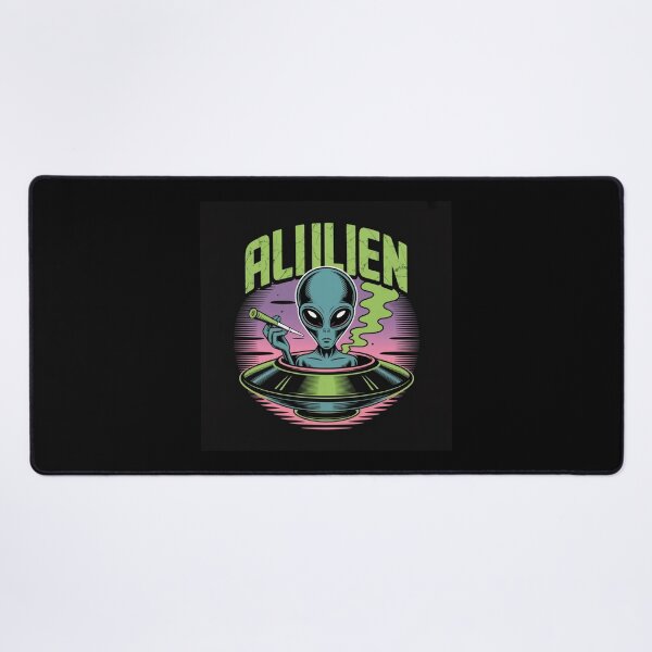 Item preview, Smoking Alien UFO designed and sold by ALL ART .
