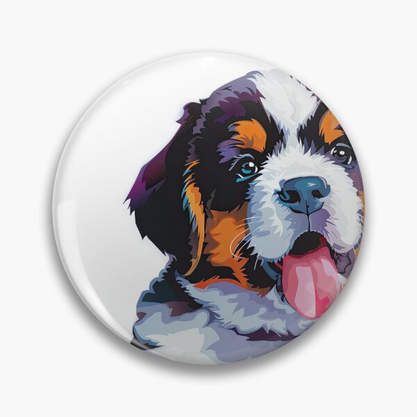 Item preview, Saint Bernard Dog Sticker | Puppy Portrait | Dog Mom Gift 006 designed and sold by TheTodayTribe.