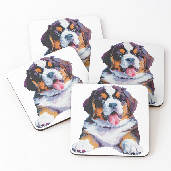 Item preview, Saint Bernard Dog Sticker | Puppy Portrait | Dog Mom Gift 006 designed and sold by TheTodayTribe.