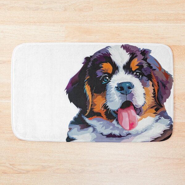 Item preview, Saint Bernard Dog Sticker | Puppy Portrait | Dog Mom Gift 006 designed and sold by TheTodayTribe.
