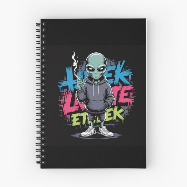 Item preview, Smoking Alien UFO designed and sold by ALL ART .