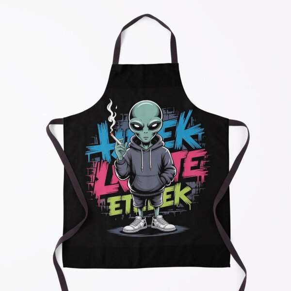 Item preview, Smoking Alien UFO designed and sold by ALL ART .