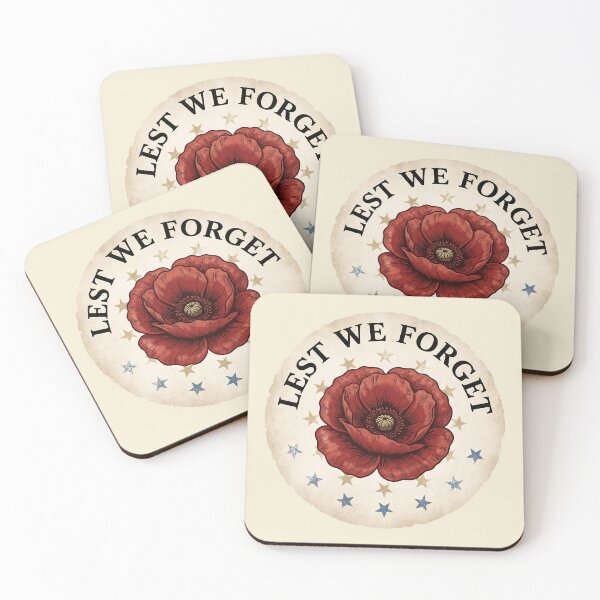 Item preview, Lest We Forget Memorial Day Poppy Tribute designed and sold by MythicCotton.