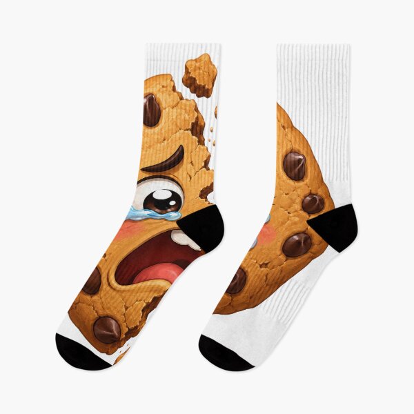 Item preview, Crying Broken Chocolate Chip Cookie Cartoon designed and sold by jgvisualarts.