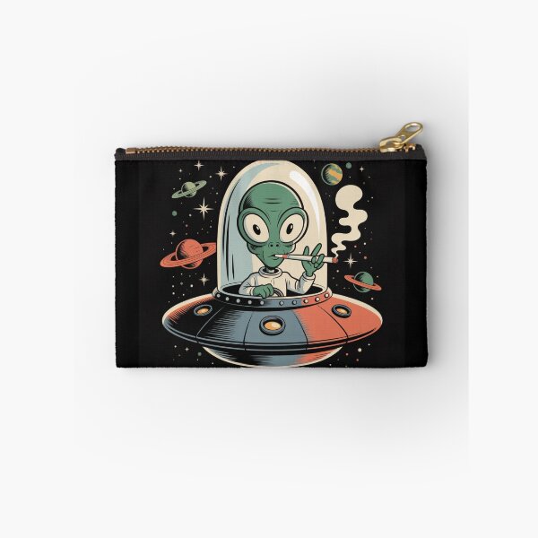 Item preview, Smoking Alien UFO designed and sold by ALL ART .