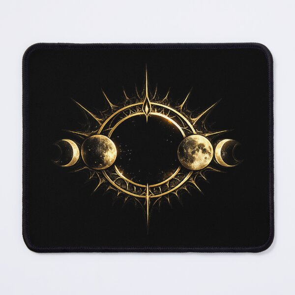 Item preview, Moon Phase Eclipse — Celestial Gothic Sigil designed and sold by DreamMachine69.