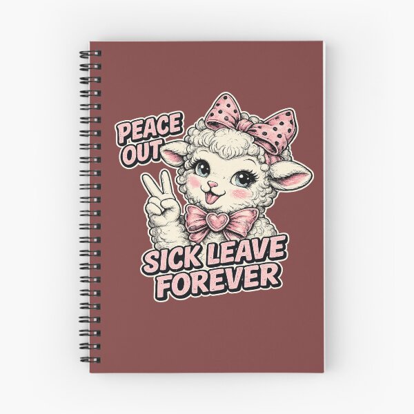 Item preview, Peace out, Sick leave forever ?  designed and sold by KiyomiArt.
