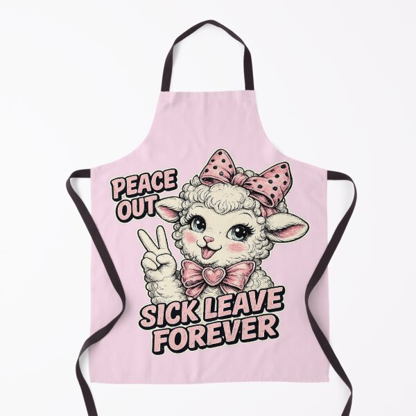 Item preview, Peace out, Sick leave forever ? designed and sold by KiyomiArt.