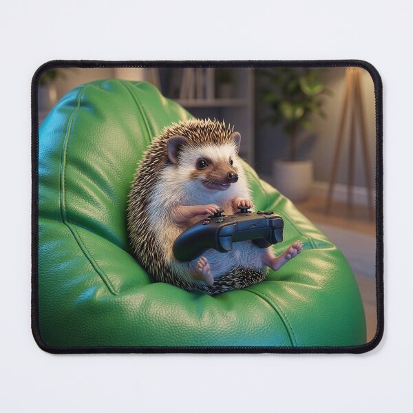Item preview, Hedgehog Gamer designed and sold by Tridentulus.