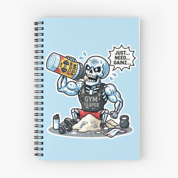 Item preview, Gym Reaper Protein Addict – Funny Massive Muscle Mix Supplement Humor designed and sold by BreezifyDesignStudio.