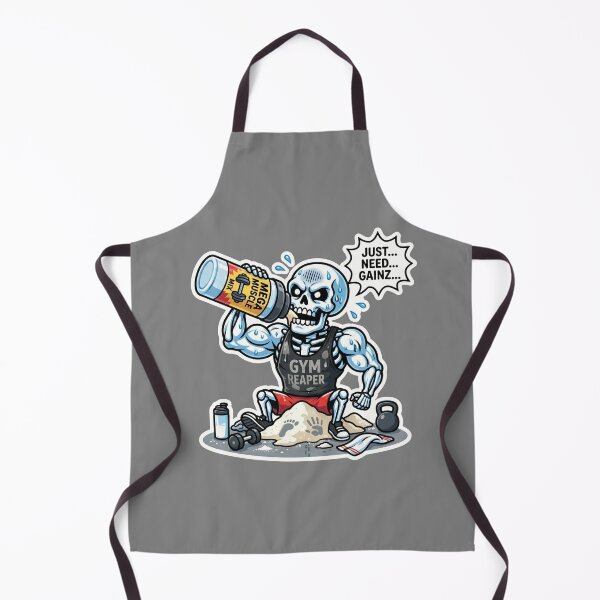 Item preview, Gym Reaper Protein Addict – Funny Massive Muscle Mix Supplement Humor designed and sold by BreezifyDesignStudio.