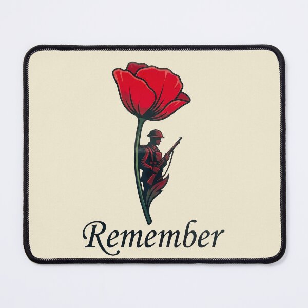 Item preview, Remember Memorial Day Poppy Soldier Tribute designed and sold by MythicCotton.