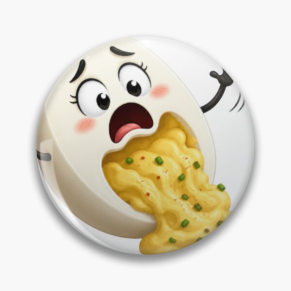 Item preview, Funny Cartoon Mac and Cheese Spill Shocked Character designed and sold by jgvisualarts.
