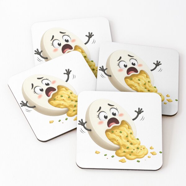 Item preview, Funny Cartoon Mac and Cheese Spill Shocked Character designed and sold by jgvisualarts.