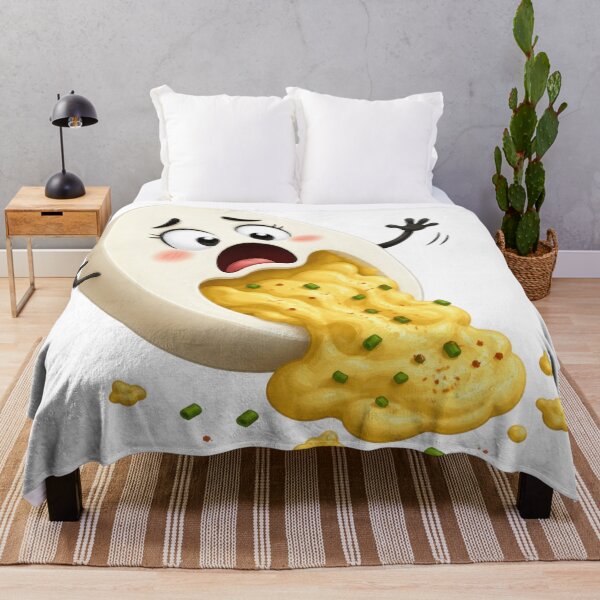 Item preview, Funny Cartoon Mac and Cheese Spill Shocked Character designed and sold by jgvisualarts.